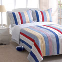 prarie stripes boys bedding